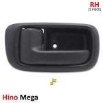 มือเปิดใน มือดึง ด้านใน มือจับในประตู ข้างขวา 1 ชิ้น สีดำ สำหรับ Hino Mega Mega700 Victor